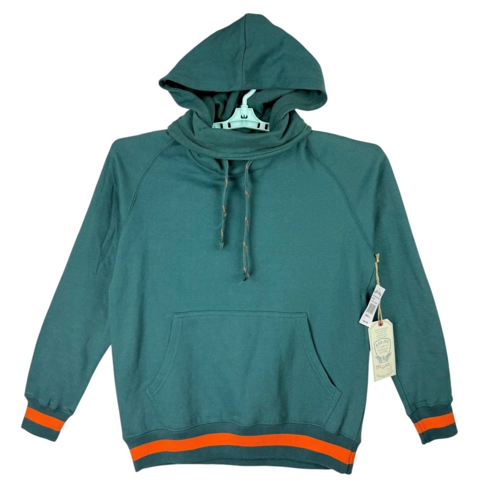 Black Jack Men's Atlantic Deep Fleece Ninja Hoodie Sweatshirt Size Small NWT